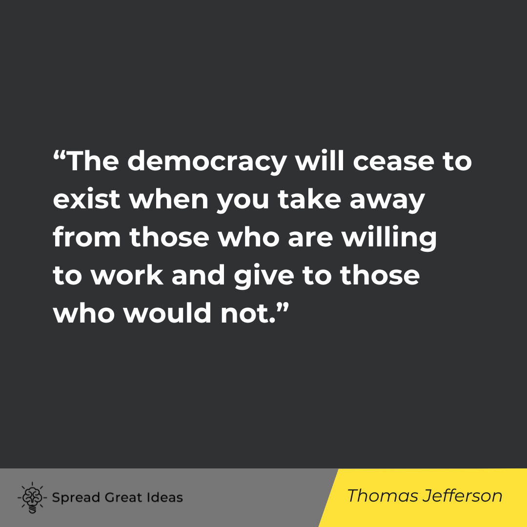 Thomas Jefferson Quote on Socialism