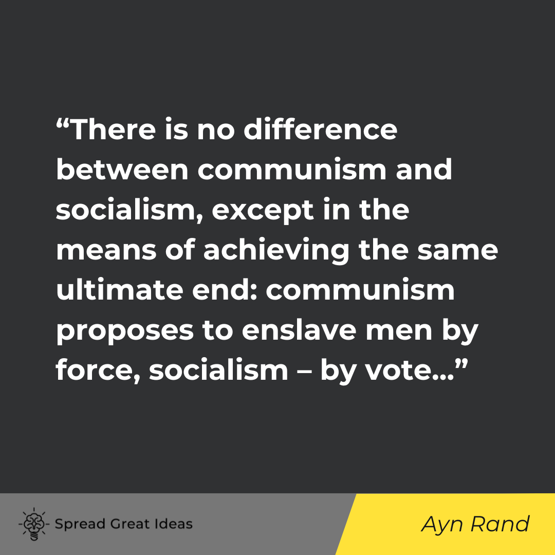 Ayn Rand Quote on Socialism