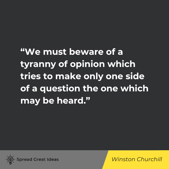 Winston Churchill Quote on Tyranny