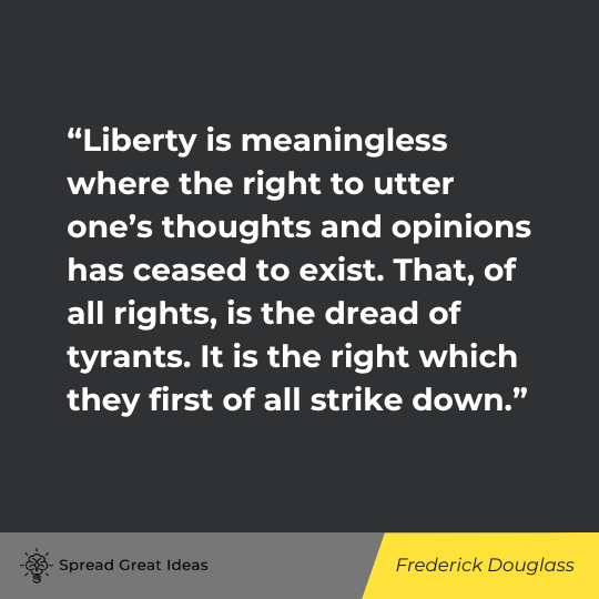 Frederick Douglass Quote on Tyranny