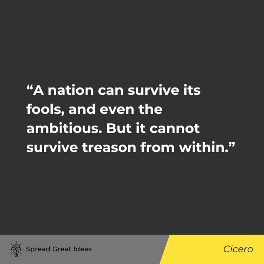 Cicero Quote on Tyranny