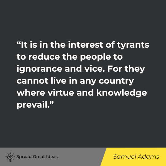 Samuel Adams Quote on Tyranny