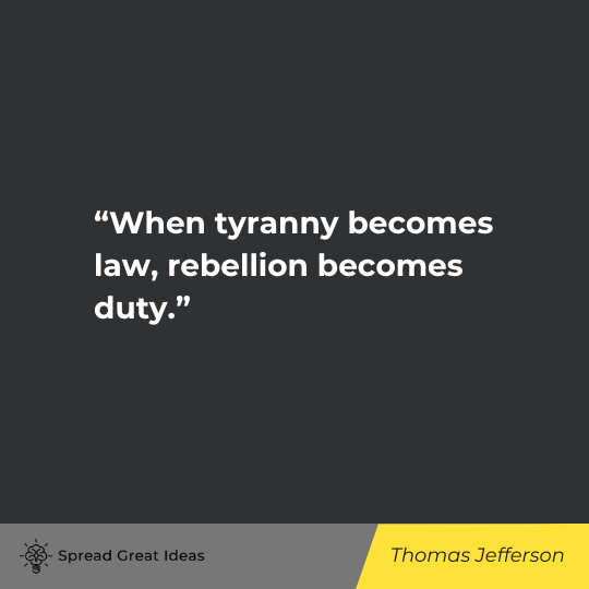 Thomas Jefferson Quote on Tyranny