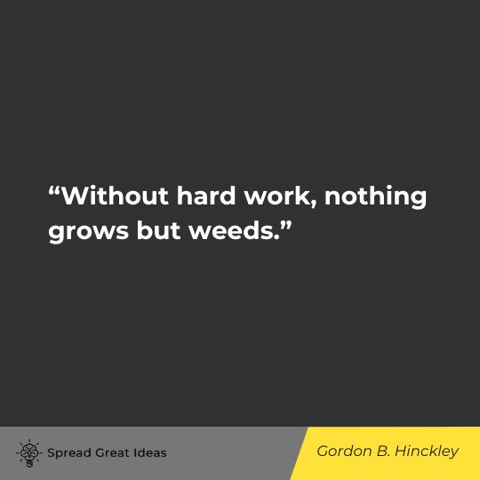 Gordon B. Hinckley quote on labor day