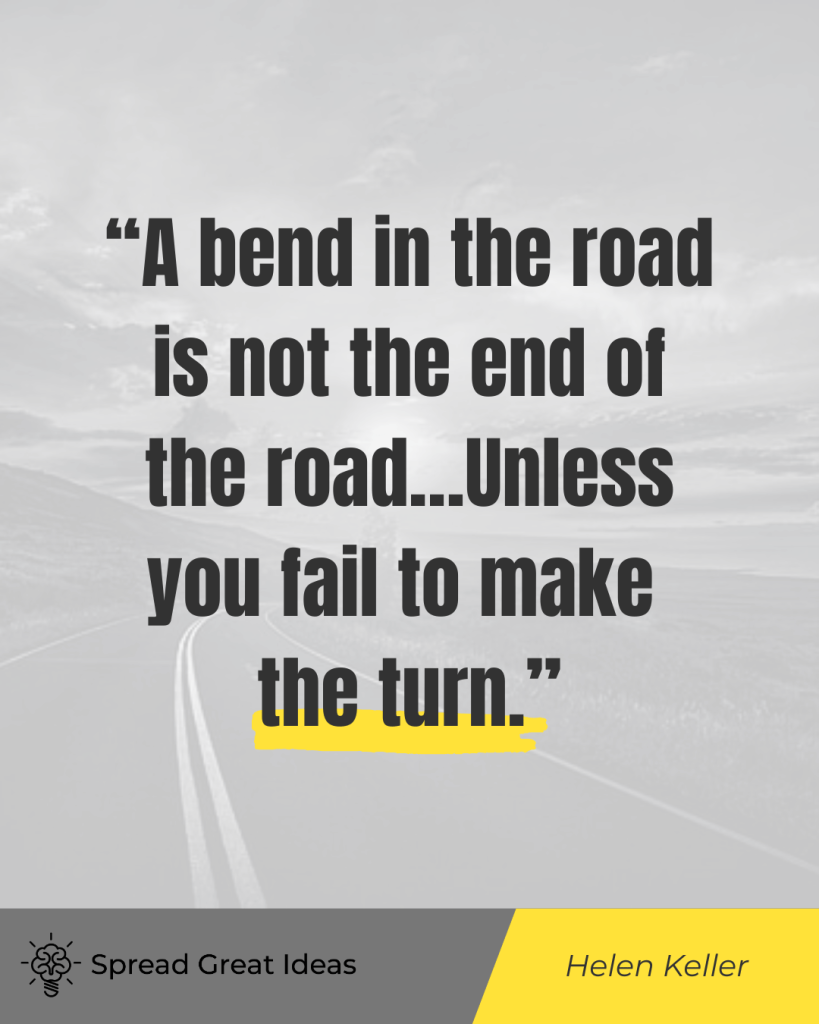 Helen Keller quote on adversity
