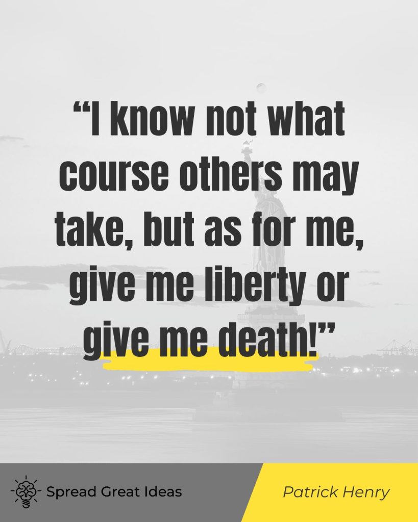 Patrick Henry on autonomy