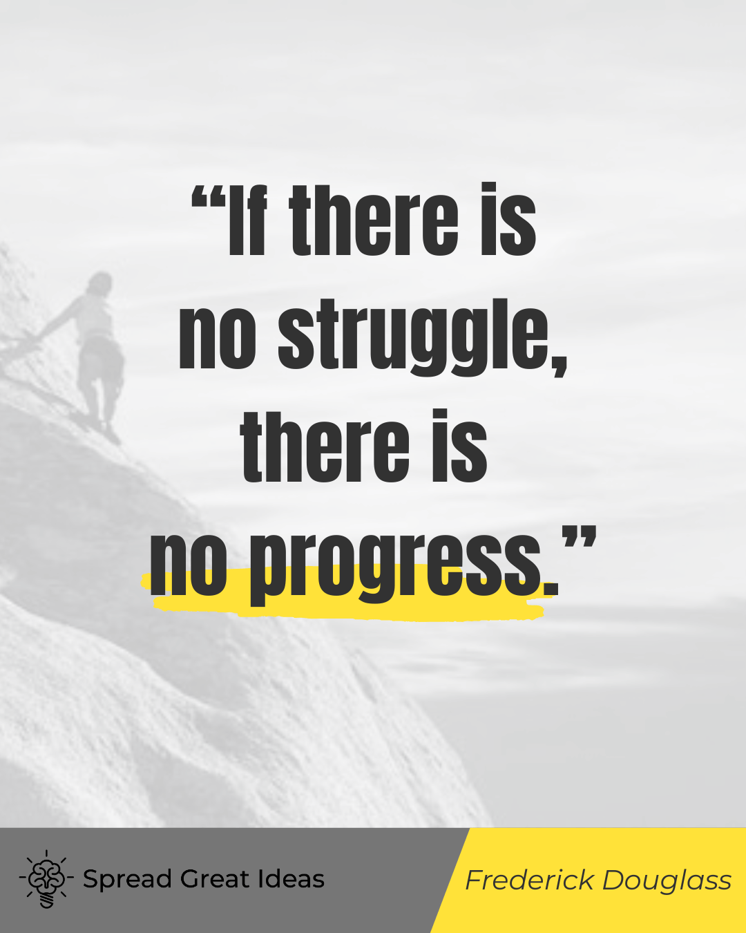 Frederick Douglass quote on adversity