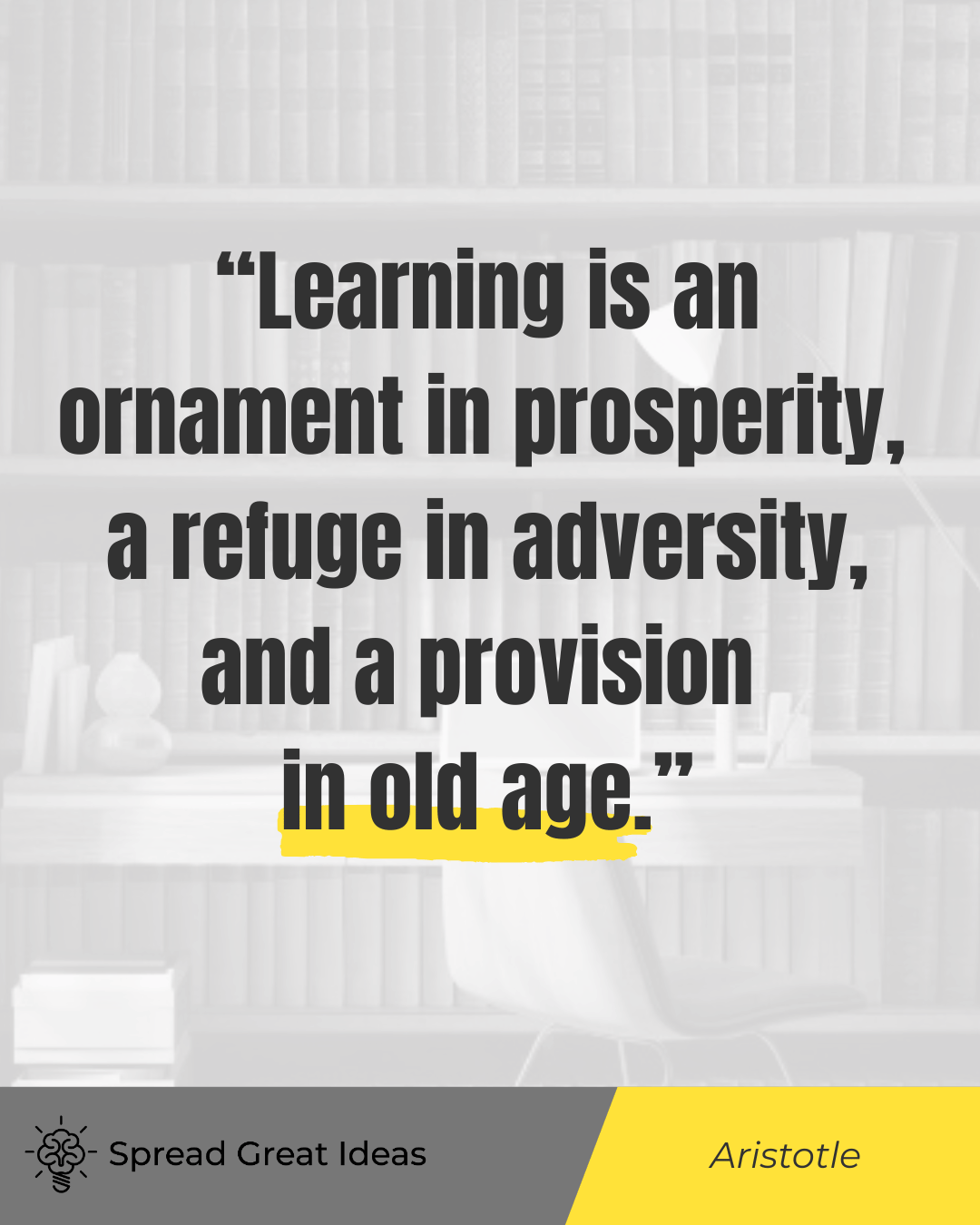 Aristotle quote on adversity