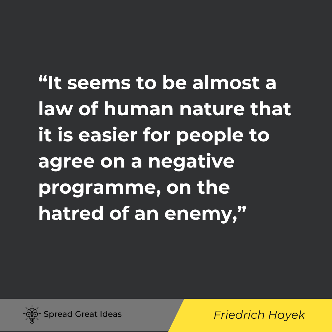 It seems to be almost a law of human nature that it is easier for people to agree on a negative prog...
