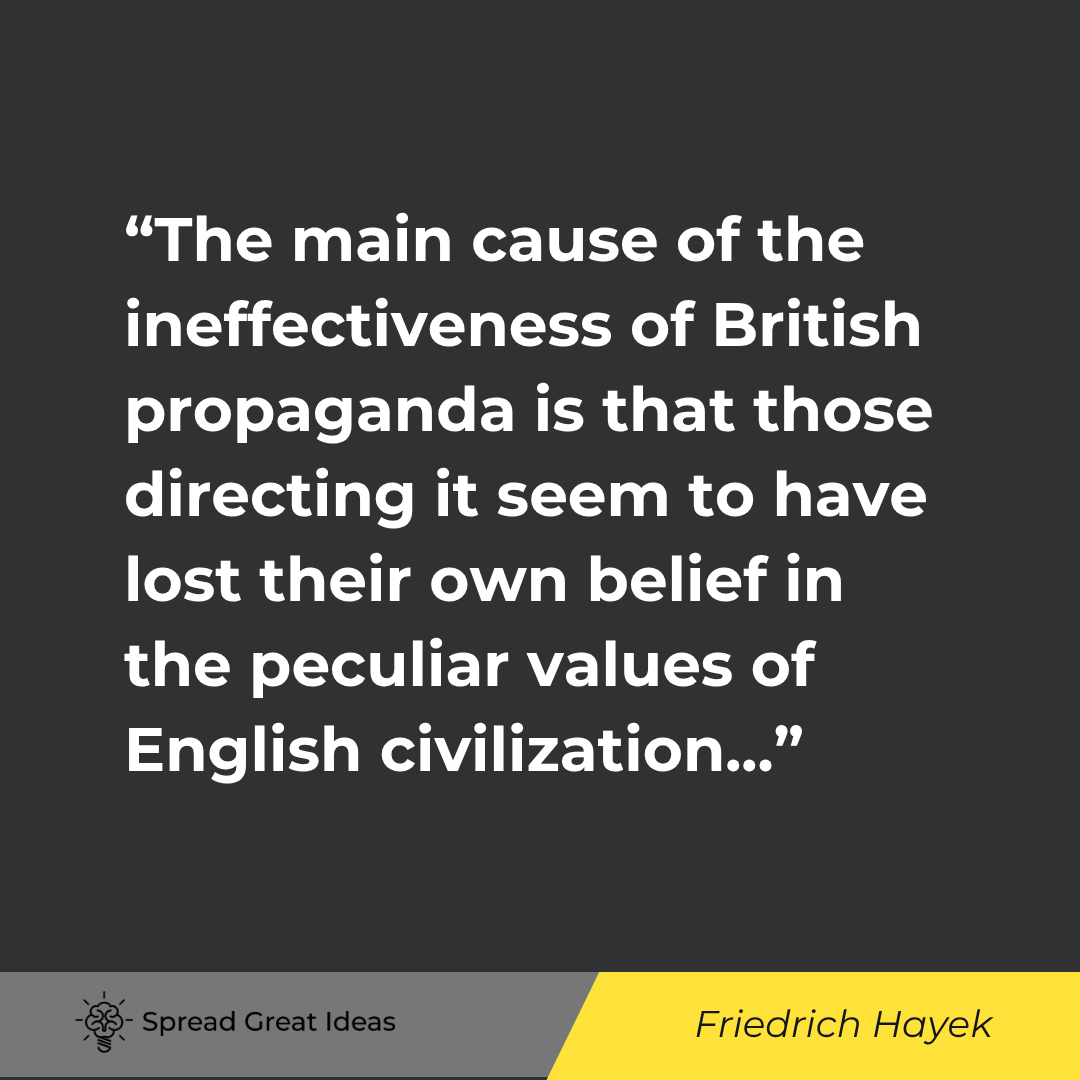 The main cause of the ineffectiveness of British propaganda is that those directing it seem to have ...