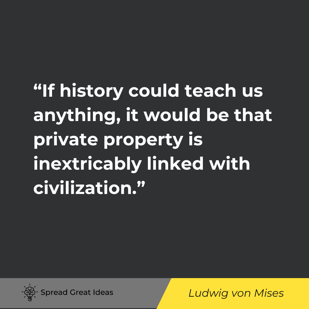 If history could teach us anything, it would be that private property is inextricably linked with ci...