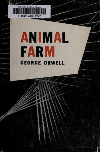 Animal Farm book cover by George Orwell