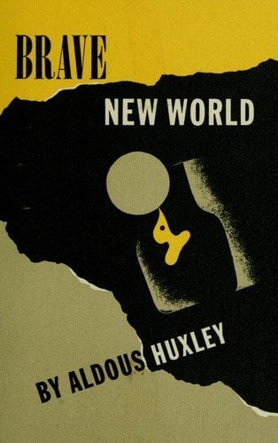 Brave New World book cover by Aldous Huxley