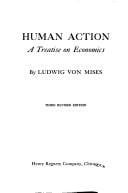 Human Action book cover by Ludwig Von Mises