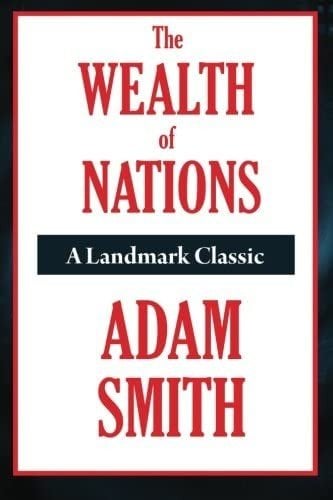 The Wealth of Nations book cover by Adam Smith