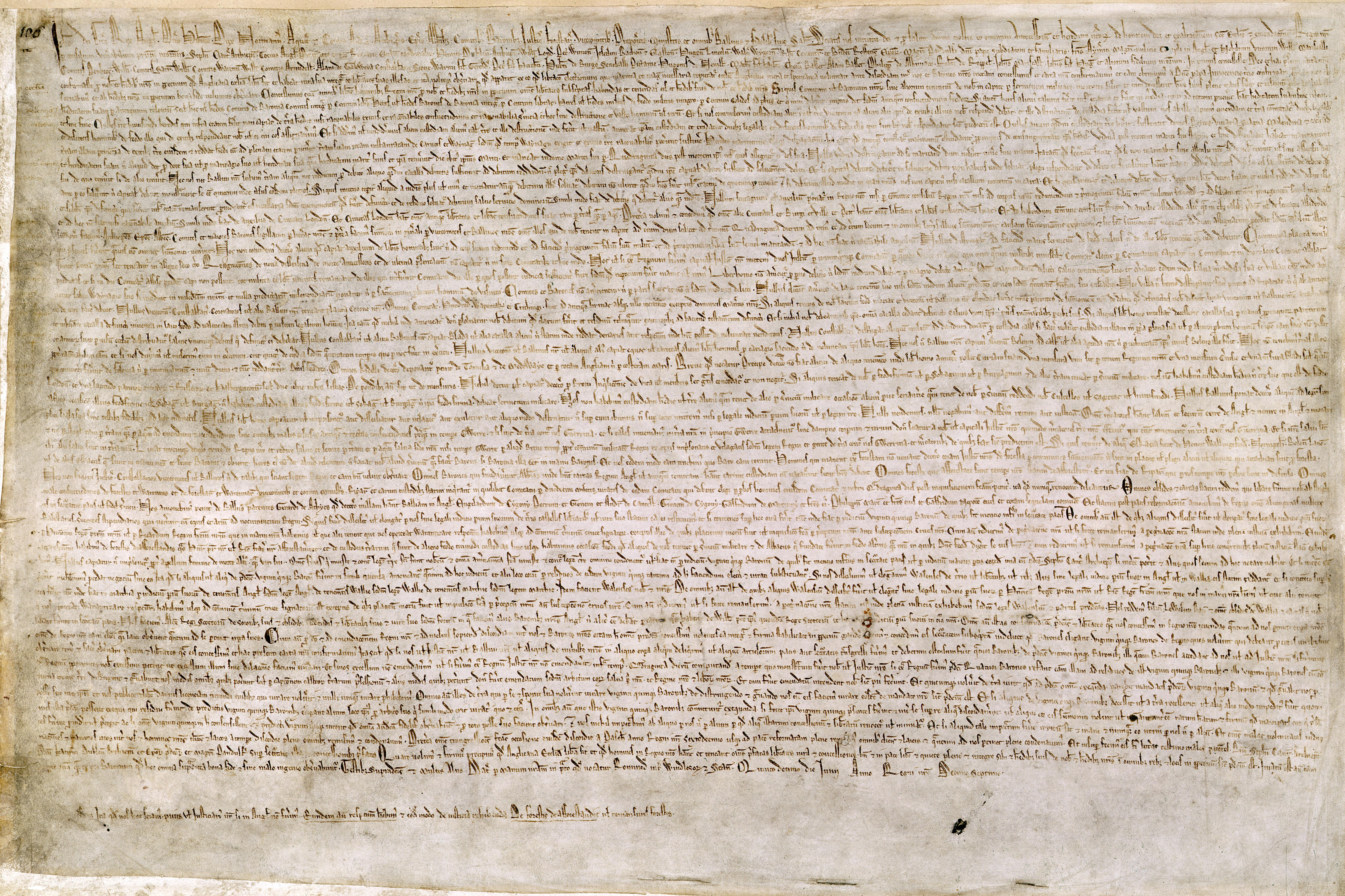 Magna Carta, 1215