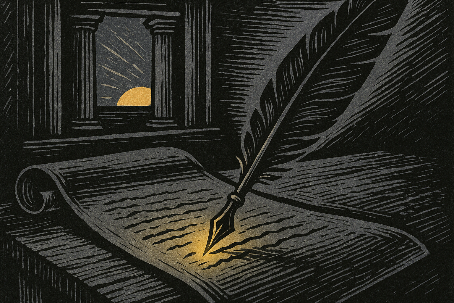 Founding Fathers Quotes on Liberty, Knowledge, Virtue, and Statecraft editorial illustration