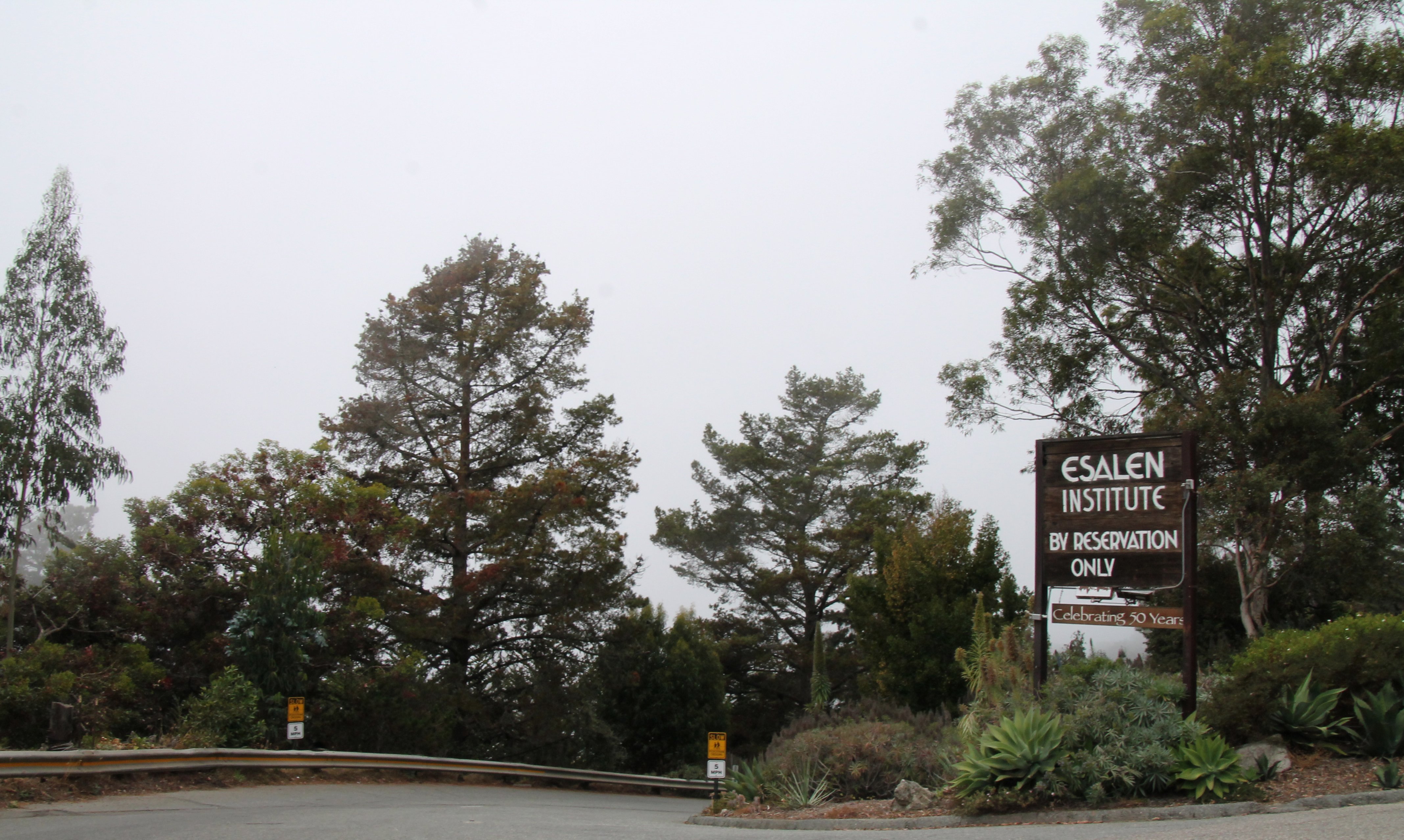 Esalen Institute buildings at Big Sur, California, co-founded by Michael Murphy