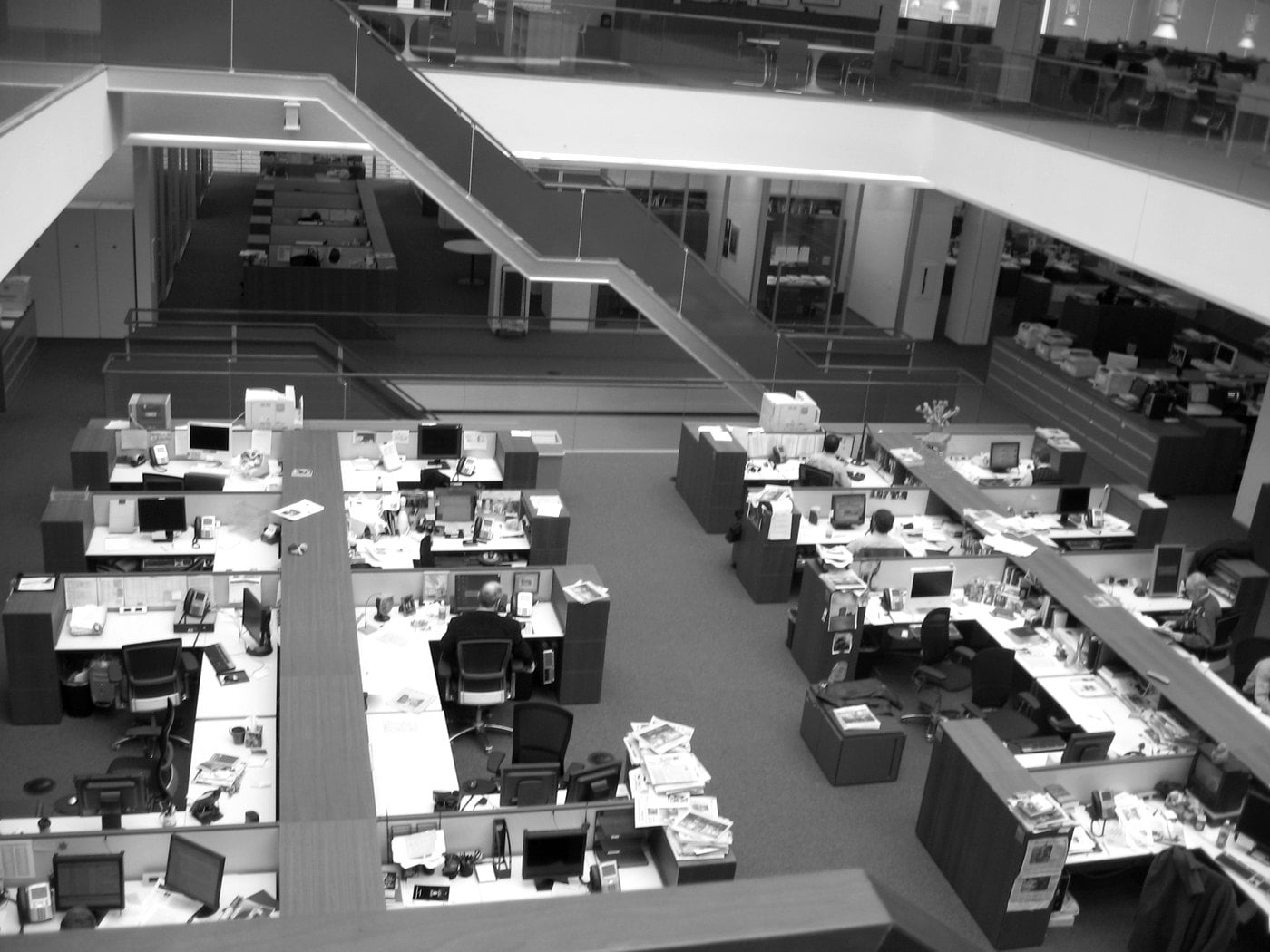 The New York Times newsroom