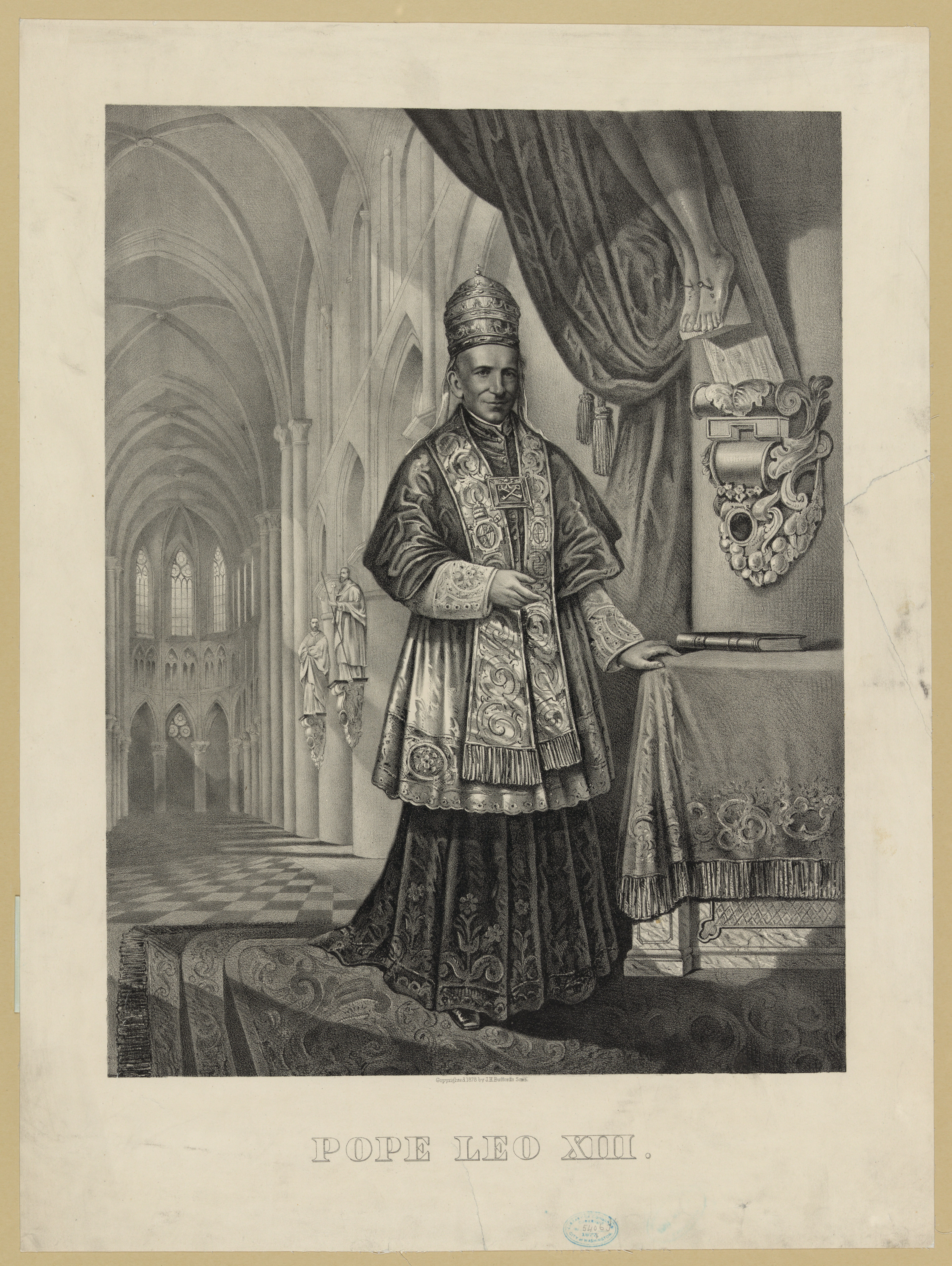 Pope Leo XIII, official portrait photograph