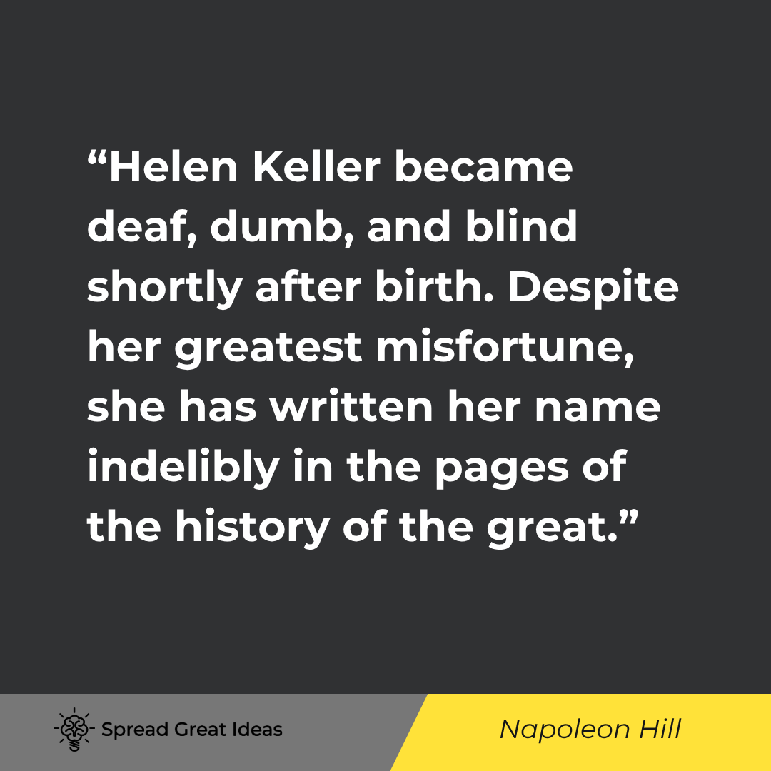 Helen Keller became deaf, dumb, and blind shortly after birth. Despite her greatest misfortune, she ...