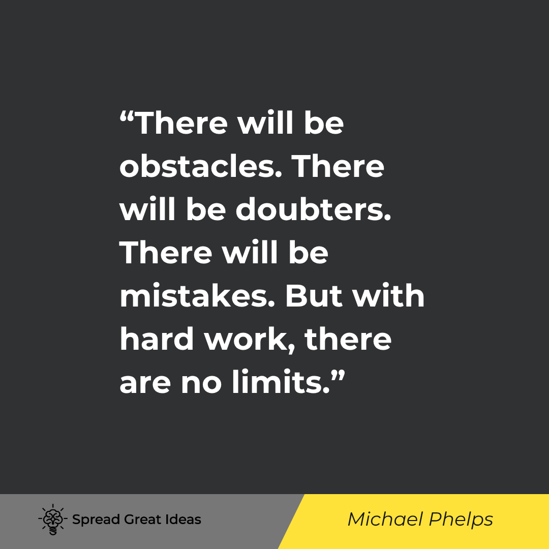 There will be obstacles. There will be doubters. There will be mistakes. But with hard work, there a...